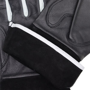 Gants de soudage TIG en cuir de vache noir de qualité supérieure, ignifuges, résistants aux coupures, résistants à la chaleur, résistants aux chocs, gants de sécurité pour travaux lourds - Product Image 6