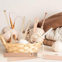 Kit d'outils de couture en bois 17 pièces, aiguilles à tisser à la main, bâtons de métier à tisser pour la tapisserie, accessoires de tricot en bois durables