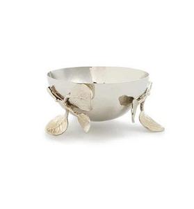 Bol à chocolat, bonbons, présentoir à desserts, qualité supérieure, argenterie, bol en métal en forme de lotus, vaisselle moderne de luxe, passe au lave-vaisselle, fait à la main - Product Image 2