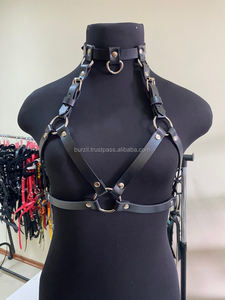 Chest <b>Harness</b> <b>Leather</b> Belt Women Belt Straps Buckles Fashion <b>Body</b> LWH-0039 - Product Image 5