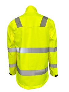 เสื้อแจ็คเก็ตทำงานสะท้อนแสงแบบถอดได้ มองเห็นได้ชัดเจน ซิปแบบ Hi-Vis เสื้อแจ็คเก็ตนิรภัย ระบายอากาศและกันน้ำ ผลิตจากโพลีเอสเตอร์ - Product Image 2