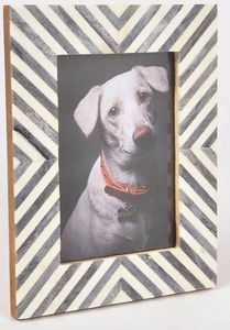 Xương Inlay khung hình cho những kỷ niệm khung nghệ nhân với cái nhìn cổ điển và trang trí màu trắng và trở lại khung ảnh A4 - Product Image 2