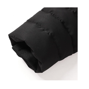 Veste d'hiver épaisse en duvet pour homme avec logo personnalisé, col montant, fermeture éclair intégrale, style bulle, veste d'extérieur 2025 - Product Image 2