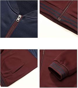 Chándal de Invierno para Hombre, Hecho a Medida al por Mayor, de Algodón y Felpa, Servicio OEM, Fabricación en Fábrica, Precio Razonable, Resistente al Viento, Estampado - Product Image 3