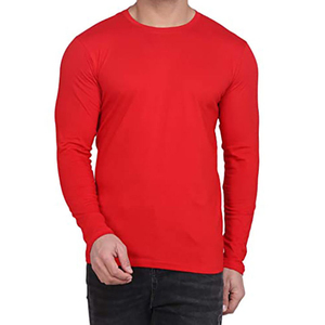 100% coton col rond Slim Fit hommes T-Shirt haute qualité sonnerie tricoté personnalisé impression numérique Logo solide OEM Service disponible - Product Image 1