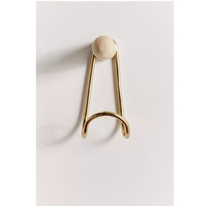 ตะขอทองเหลืองสไตล์วินเทจสำหรับห้องน้ำแบบชนบทหรือทางเข้าบ้านและผ้าเช็ดตัวในครัว - Product Image 2