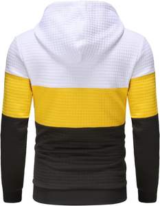 100% algodón Streetwear pulóver Sudadera con capucha impresión Digital Tie-Dye apliques diseño lavado con ácido Stonewashed sólido forrado frontal - Product Image 3