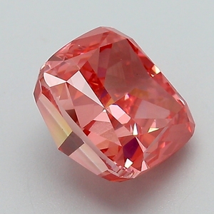 Diamant rose vif fantaisie certifié IGI, cultivé en laboratoire, taille coussin, diamant non monté pour la vente en gros de bijoux fins - Product Image 4