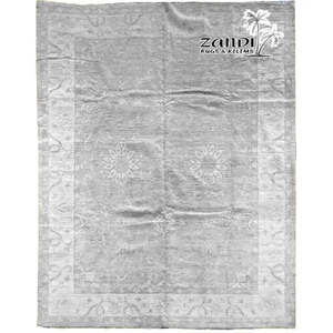 Alfombra de Peshawar y Khotan anudada a mano, única en su tipo, de 8'8 x 11'5, Pes_Kho_159 - Product Image 1