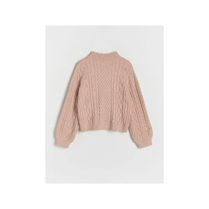 Suéter de Punto Cálido de Invierno para Mujer, Cuello Redondo, Tejido Regular, Ajuste Holgado, Tejido con Spandex/Poliéster, Minimalista, Premium - Product Image 6