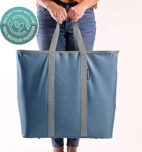 Foldable Flexible Design <b>Laundry</b> <b>Basket</b> 64L Storage Organizer Container 2Pack with Heavy-Duty Carry Handles Midnight <b>Black</b> Gray - Product Image 4