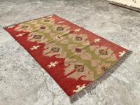 Handgemachte Teppich gewebte Wolle Jute Indoor Outdoor Sofa Wohnzimmer Dekor Runner Wolle Jute Teppich Stilvolle vielseitige Vintage Home Decor