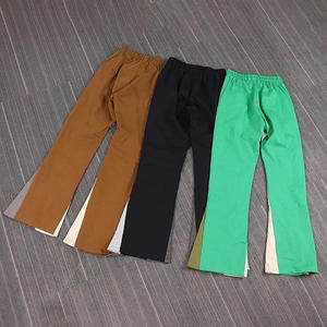 Pantalones de chándal informales para hombre de alta calidad, pantalones de entrenamiento de lona ligeros para correr con bolsillos con cremallera y cordón - Product Image 2