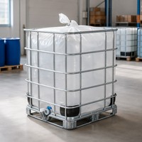 Sac de doublure en PE de 1000 L avec robinets, utilisé par les réservoirs IBC pour le transport, le stockage et l'emballage de divers liquides