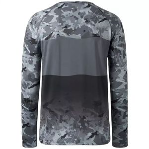 Camisas de pesca de manga larga de camuflaje personalizadas 2025, protección UV, ropa deportiva de lona transpirable de secado rápido, función impermeable para invierno - Product Image 2