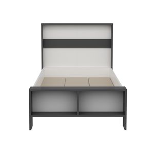 Diseño moderno LIFE Bedstead Blanco-Antracita Venta al por mayor Elegancia Ergonómico Lujo Habitación joven Muebles Dormitorios Muebles para el hogar - Product Image 5