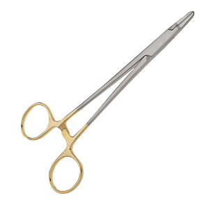 Porte-aiguilles vétérinaire réutilisable, stérilisable, en acier inoxydable, réglable, instrument de haute précision, certifié CE classe II - Product Image 4