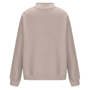 Women <b>Mock</b> <b>Neck</b> Sweatshirt Soft Fabric Elegant <b>Top</b> Casual Wear Daily Comfort Outfit Style Use Women <b>Mock</b> <b>Neck</b> Sweatshirt - Product Image 3
