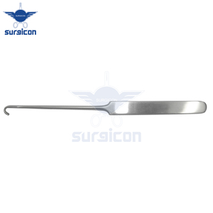 Instrumento quirúrgico veterinario Veritas, gancho de castración Snook, acero inoxidable, 20cm, mango plano, Manual, aprobado por CE ISO, 2017 - Product Image 4