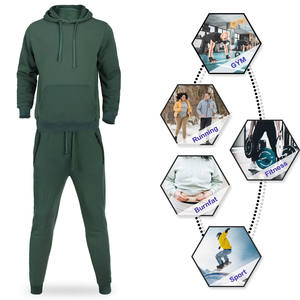 Pantalon de survêtement à capuche de haute qualité pour hommes ensemble de 2 pièces pull avec logo de broderie personnalisé ensembles de survêtement survêtements pour hommes costumes de survêtement unisexe - Product Image 5