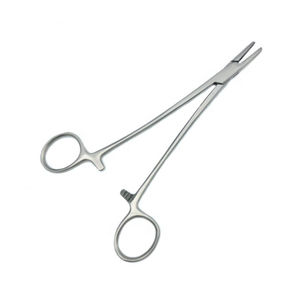 Soporte de abrazadera de aguja de acero inoxidable hecho a mano Soporte de aguja de fórceps de cirugía médica hecho en Pakistán - Product Image 2