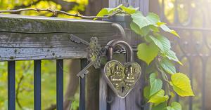 Cadenas en forme de coeur entièrement fonctionnel avec 2 clés serrure de gymnastique serrures à combinaison pour portes boîte à outils bagages école bureau à domicile voyage - Product Image 2