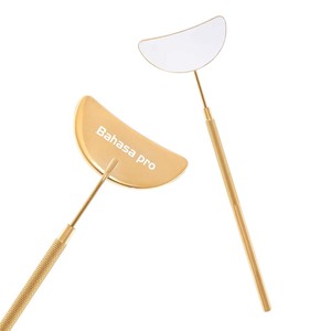 Private Label Magnifying Eyelash <b>Mirror</b> Large Long Handle <b>Mirror</b> for Checking False Eyelashes Extension Beauty Tool Bahasa Pro - Product Image 1
