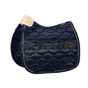 Standard International Model 007 Dressage Horse Riding Saddle <b>Pad</b> Breathable <b>Foam</b> Satin Polyester Fabric Cotton Filling - Product Image 4