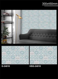 CARREAUX MURAUX EN CÉRAMIQUE IMPRIMÉS NUMÉRIQUEMENT 300X450MM hawaii-11 couleur noire élévation haute profondeur - Product Image 2