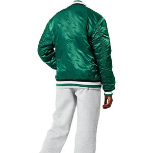 Veste universitaire surdimensionnée en chenille personnalisée avec patchs en chenille, veste universitaire de baseball pour collège - Product Image 5