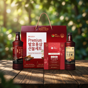Set de Regalo de Ginseng Rojo Coreano Milenario de Grado Alimenticio Fermentado, Caramelos de Agarwood y Asta de Ciervo, Yanggaeng de Cultivo Artificial - Product Image 1