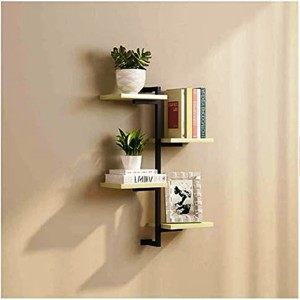 ชั้นวางไม้วอลนัทสีอ่อนสำหรับเก็บกระถางดอกไม้ศิลปะผนังที่สวยงาม-ซื้อเลย! - Product Image 6