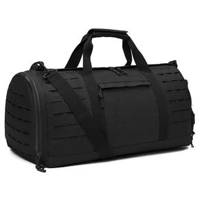 Bolsa de gimnasio deportiva hecha a medida de calidad superior con correa para el hombro, bolsa de gimnasio de lona de viaje grande resistente - Product Image 1