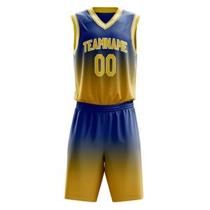 Uniformes de Baloncesto Transpirables de Secado Rápido al por Mayor, 100% Poliéster, Conjuntos de Uniformes de Equipo con Diseño Personalizado e Impresión Digital - Product Image 5