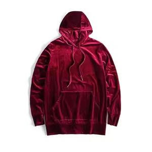 Nueva Sudadera con capucha de terciopelo de alta calidad para hombre, Sudadera con capucha de terciopelo de invierno impermeable de peso pesado, diseño bordado sólido antiretráctil - Product Image 1
