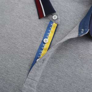 เสื้อโปโลทางการสำหรับผู้ชายขนาดใหญ่พิเศษผ้าเจอร์ซีย์ระบายอากาศได้ดีแขนสั้นแห้งเร็วพร้อมโลโก้ออกแบบได้ตามต้องการ - Product Image 5