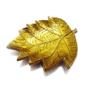 Cuenco de doble hoja con chapado en plata, la mejor calidad y el mejor precio para mesa, tazón decorativo de hojas de fruta seca, venta al por mayor - Product Image 4