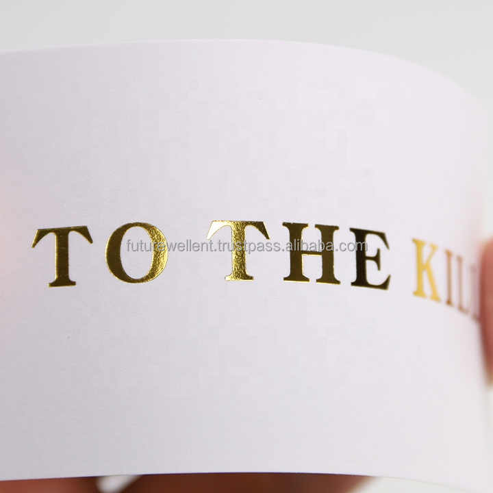 Custom Logo Printing Cloth Labels and Hang Tags Self Adhesive Hair Extension Bundle Wrap Labels Stickers for Bag Packaging