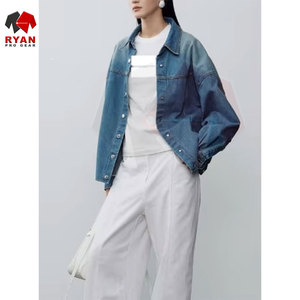 Chaqueta Vaquera con Botones para Mujer, Venta al por Mayor, Fabricante de Chaquetas Vaqueras de Moda OEM ODM - Product Image 6