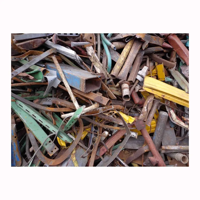 Hms 1 2 Iron scraps heavy metal steel used rail scrap r50 r65 bulk shredded hms bundle steel scrap for sale