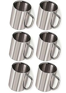 Tasse à café décorative en métal de conception unique faite à la main couleur argent cadeau tasse à café au look adorable tasses à café verres de table - Product Image 4