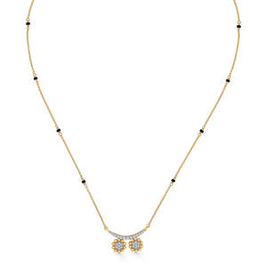 Mangalsutra Moderno de Oro y Diamantes Heritage Wati para Mujer - Product Image 3