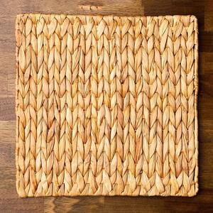 Eco-Friendly Water Hyacinth Placemat – Handwoven <b>Square</b> <b>Table</b> Mat & Coaster Set from Vietnam Wholesale Supplier - Product Image 1