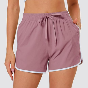 กางเกงขาสั้นสำหรับวิ่งของผู้หญิงดีไซน์ป้องกันการเสียดสีสำหรับการวิ่งระยะยาว - Product Image 3