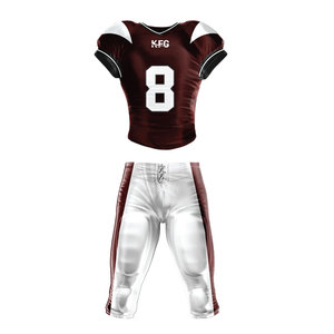 Uniforme de Fútbol Americano Personalizable al por Mayor, Transpirable y de Alta Calidad, Perfecto para Equipos, Clubes y Escuelas, Disponible en Varios Tamaños - Product Image 1
