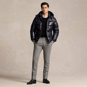 Veste bouffante à capuche noire brillante de haute qualité pour vêtements de sport de plein air chauds Style en nylon Offre Spéciale vestes bouffantes pour hommes - Product Image 6