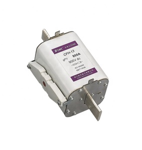 Fusible céramique-cuivre carré haute vitesse 1500V avec capacité de coupure de 100KA, certifié IEC, basse tension - Product Image 1