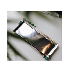 Bandeja de servir alimentos de diseño admirable, de madera y metal, para servir bocadillos y dulces, para uso en el hogar, hoteles y restaurantes. - Product Image 6