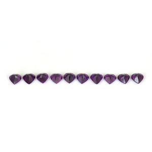 Haute qualité 5MM à facettes en forme de coeur améthyste pierre précieuse en vrac en gros du meilleur fournisseur de prix coupe naturelle - Product Image 2