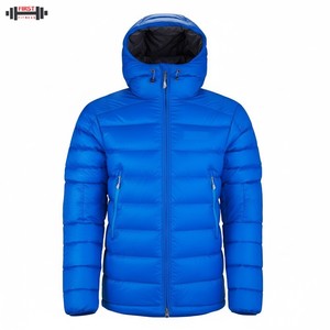 2025 Customized Logo <b>Canvas</b> Stand Puffer <b>Jacket</b> Wholesale Men's Winter Coat Reversible Anti-Bacterial Eco-Friendly Patchwork - Product Image 1